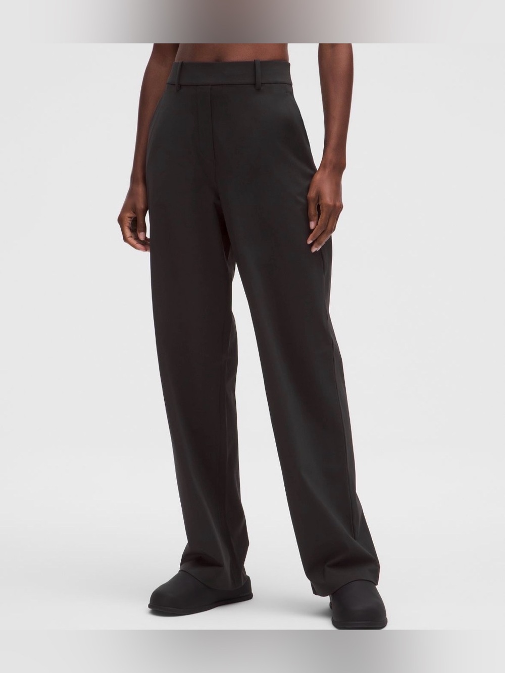 Lululemon Daydrift High-Rise Straight Leg Trouser Sz Medium Black NWT